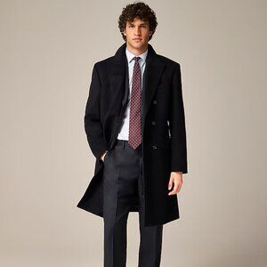J.CREW Rivington double-breasted topcoat in cashmere wool blend 38R